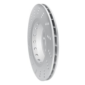 BMW X4 Brake Rotor (1) - Right Rear - R1 Concepts - GeoSPEC Coated Rotor - Drilled - `20-`25